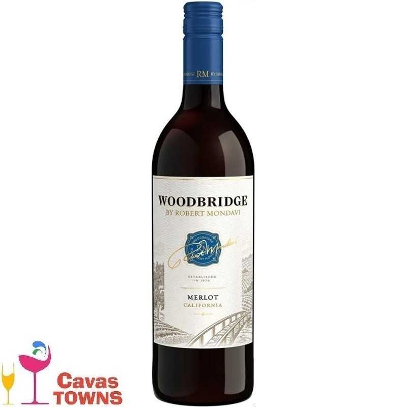 Vino Tinto Woodbridge Robert Mondavi Merlot 750 ml - Cavas Towns Vino Tinto Woodbridge Robert Mondavi Merlot 750 ml - Cavas Towns