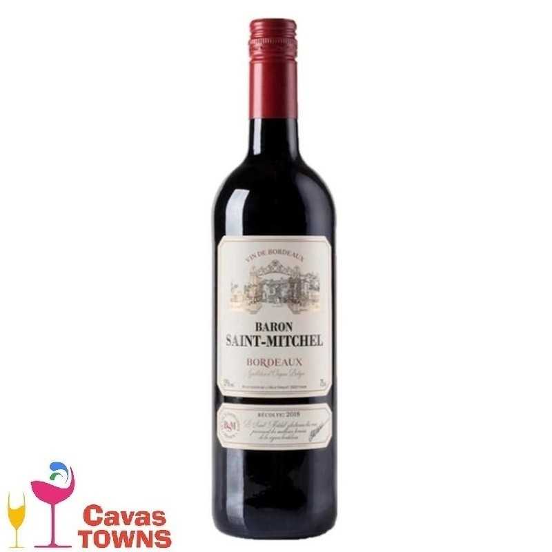 Vino Tinto Baron Saint-Mitchel Bordeaux 750 ml - Cavas Towns Vino Tinto Baron Saint-Mitchel Bordeaux 750 ml - Cavas Towns